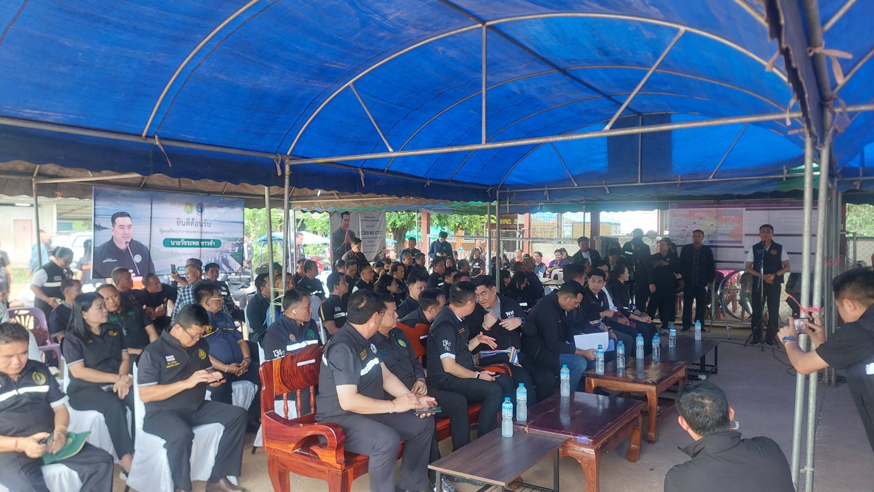 title -  ส.ป.ก.ยโสธร ร่วมรับการตรวจราชการ และต้อนรับรัฐมนตรีช่วยว่าการ กระทรวงเกษตรและสหกรณ์ (นายวัชระพล ขาวขำ) พร้อมคณะ